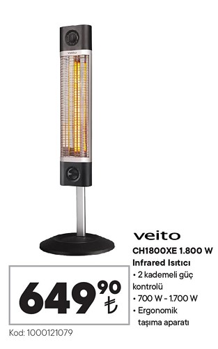 Veito CH1800XE 1.800 W Infrared Isıtıcı image