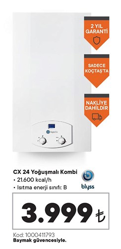 Blyss CX 24 Yoğuşmalı Kombi image