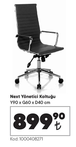 Next Yönetici Koltuğu Y90xG60xD40 cm image