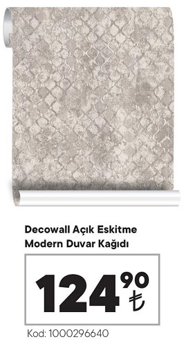 Decowall Açık Eskitme Modern Duvar Kağıdı image