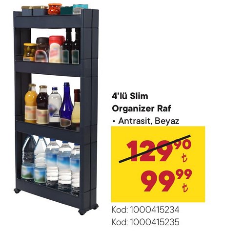 4'lü Slim Organizer Raf image