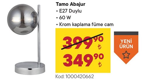 Tamo Abajur E27 Duylu 60 W image