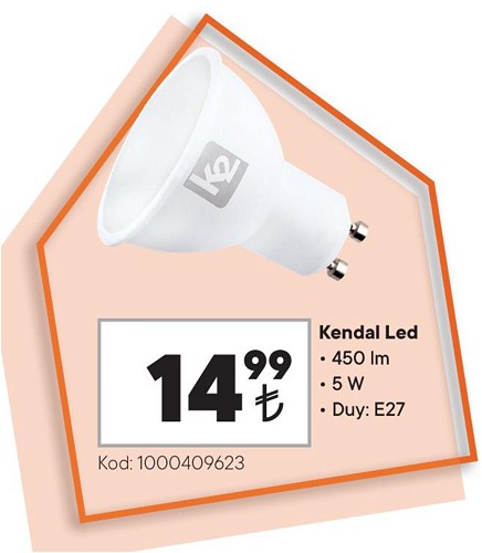 Kendal Led 450 Im 5 W E27 image