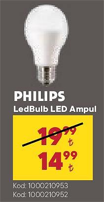 Philips LedBulb Led Ampul image