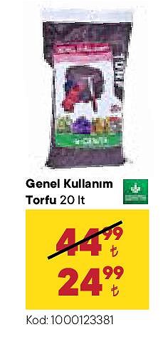 Genta Genel Kullanım Torfu 20 lt image