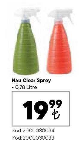 Nau Clear Sprey 0,78 lt image