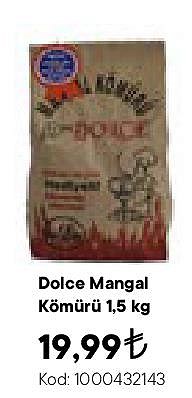 Dolce Mangal Kömürü 1,5 kg image