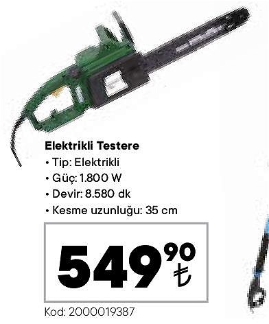 Elektrikli Testere 1800 W image