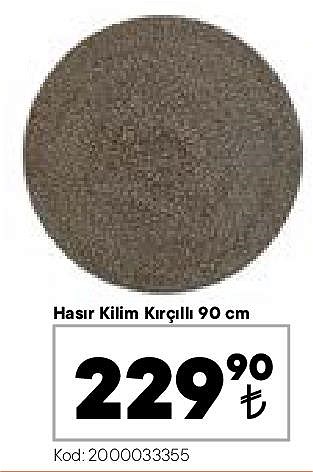 Hasır Kilim Kırçıllı 90 cm image