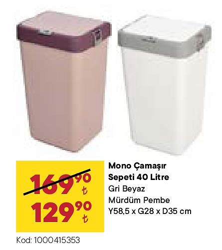 Micro Çamaşır Sepeti 40 l image