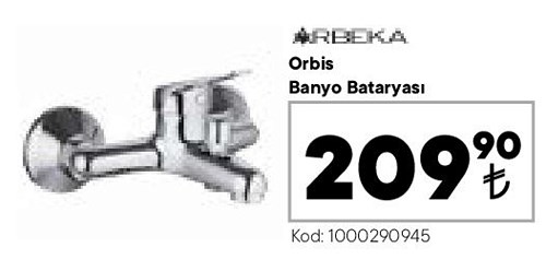 Arbeka Orbis Banyo Bataryası image