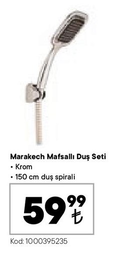 Marakech Mafsallı Duş Seti image