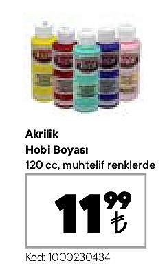 Akrilik Hobi Boyası 120 cc image