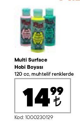 Multi Surface Hobi Boyası 120 cc image