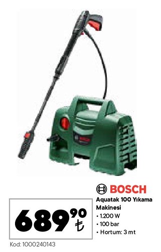 Bosch Aquatak 100 Yıkama Makinesi 1200 W image