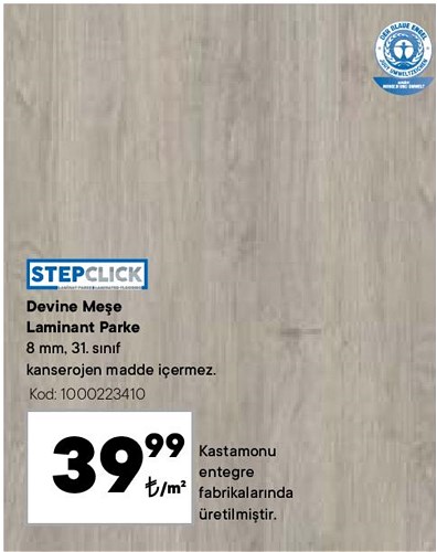 Stepclick Devine Meşe Laminant Parke m² image