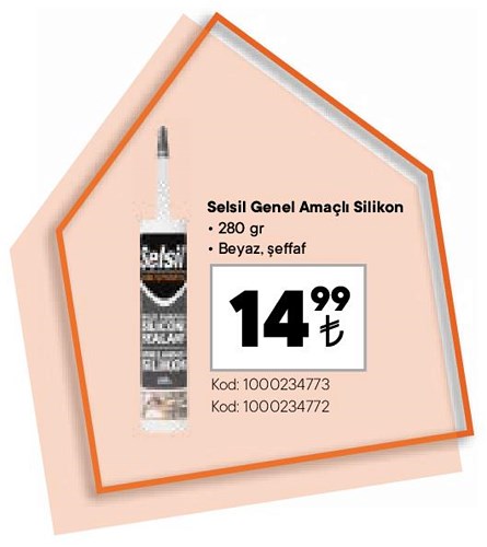 Selsil Genel Amaçlı Silikon 280 gr image