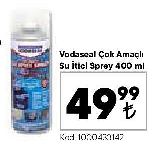 Vodaseal Çok Amaçlı Su İtici Sprey 400 ml image