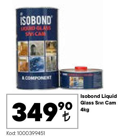 Isobond Liquid Glass Sıvı Cam 4 kg image