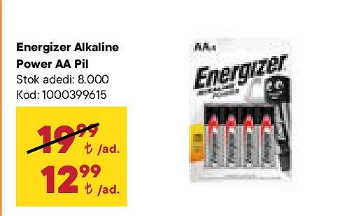 Energizer Alkaline Power AA Pil image