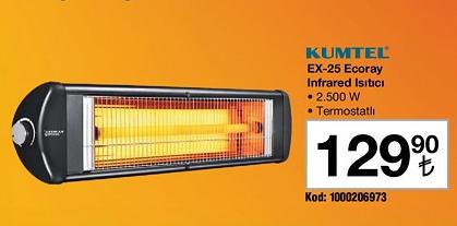 Kumtel EX-25 Ecoray Infrared Isıtıcı image