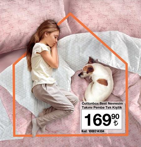 Cottonbox Best Nevresim Takımı Pembe Tek Kişilik image