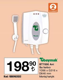 Baymak BT7000 Ani Su Isıtıcı image