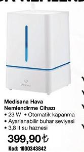 Medisana Hava Nemlendirme Cihazı image