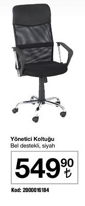 Yönetici Koltuğu Siyah image