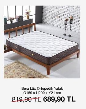Bera Lüx Ortopedik Yatak G160 x U200 x Y21 cm image