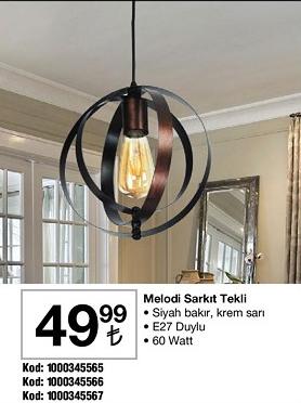 Melodi Sarkıt Tekli 60 Watt image