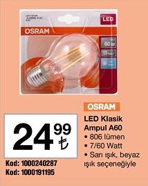 Osram Led Klasik Ampul A60 image
