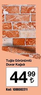 Tuğla Görünümlü Duvar Kağıdı image