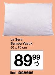 La Sera Bambu Yastık 50 x 70 cm image