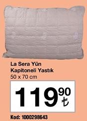 La Sera Yün Kapitoneli Yastık 50 x 70 cm image