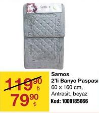 Samos 2'li Banyo Paspası image