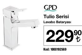 Gpd Tulio Serisi Lavabo Bataryası image