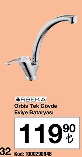 Arbeka Orbis Tek Gövde Eviye Bataryası image