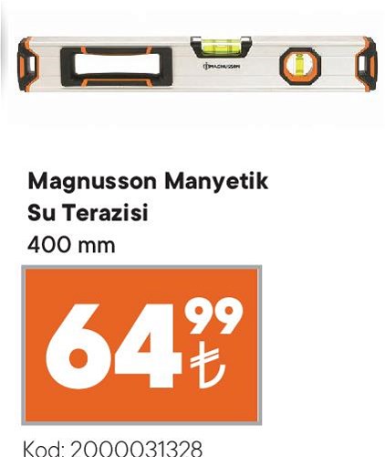 Magnusson Manyetik Su Terazisi 400 mm image