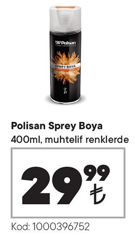 Polisan Sprey Boya 400 ml image