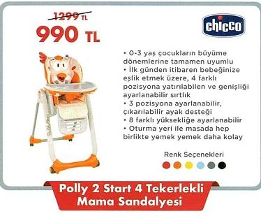 Polly 2 Start 4 Tekerlekli Mama Sandalyesi image