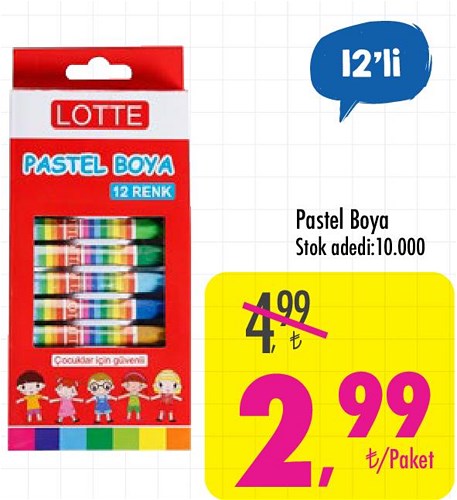 Pastel Boya 12'li image