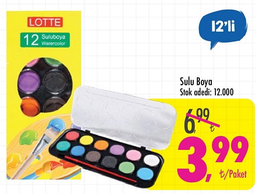 Sulu Boya 12'li image