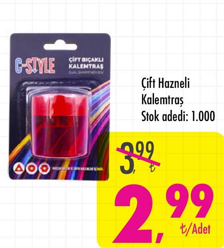 Çift Hazneli Kalemtıraş image