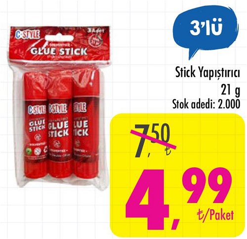 Stick Yapıştırıcı 21 g 3'lü image