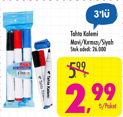 Tahta Kalemi 3'lü image