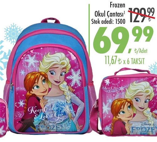 Frozen Okul Çantası image