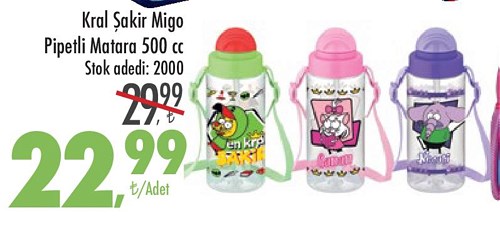 Kral Şakir Migo Pipetli Matara 500 cc image