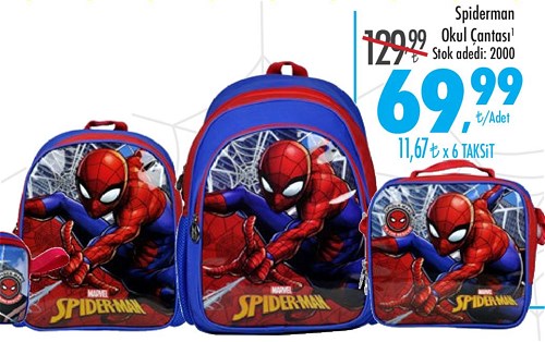 Spiderman Okul Çantası image