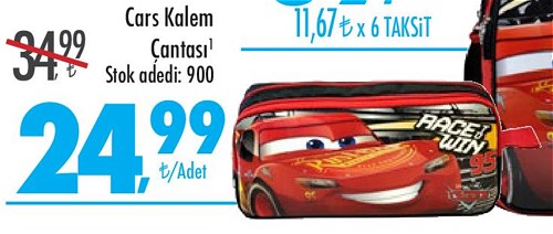 Cars Kalem Çantası image